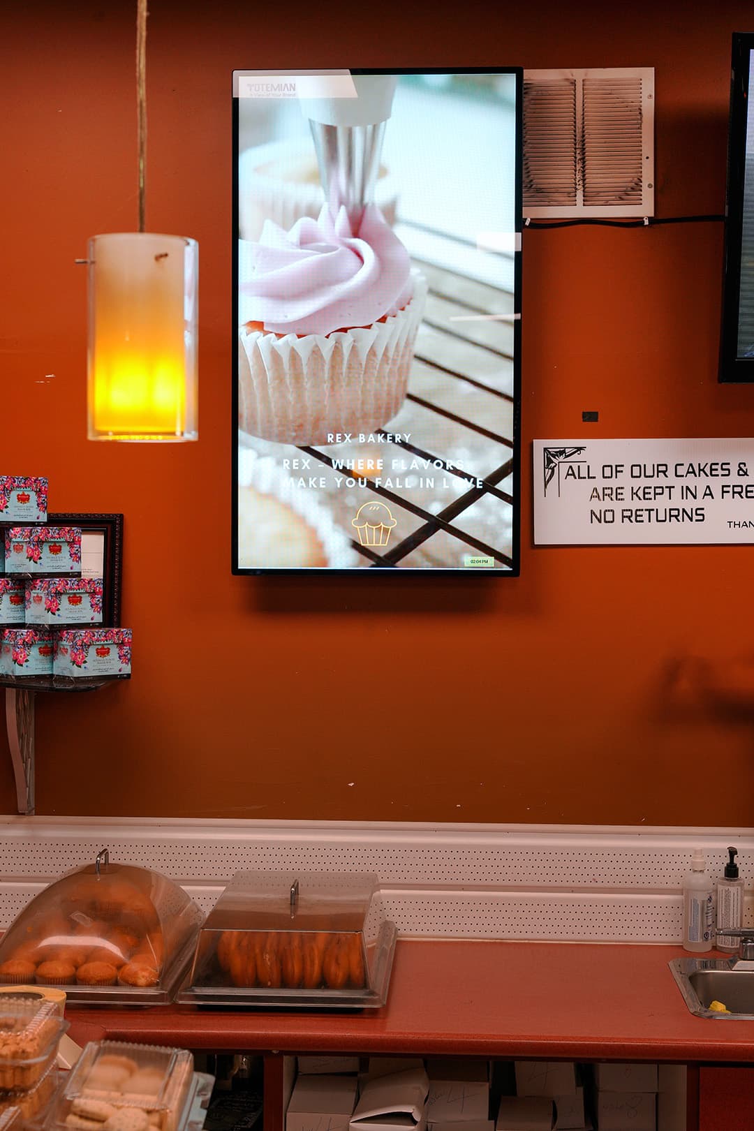 vertical totemian brandboard at rex bakery